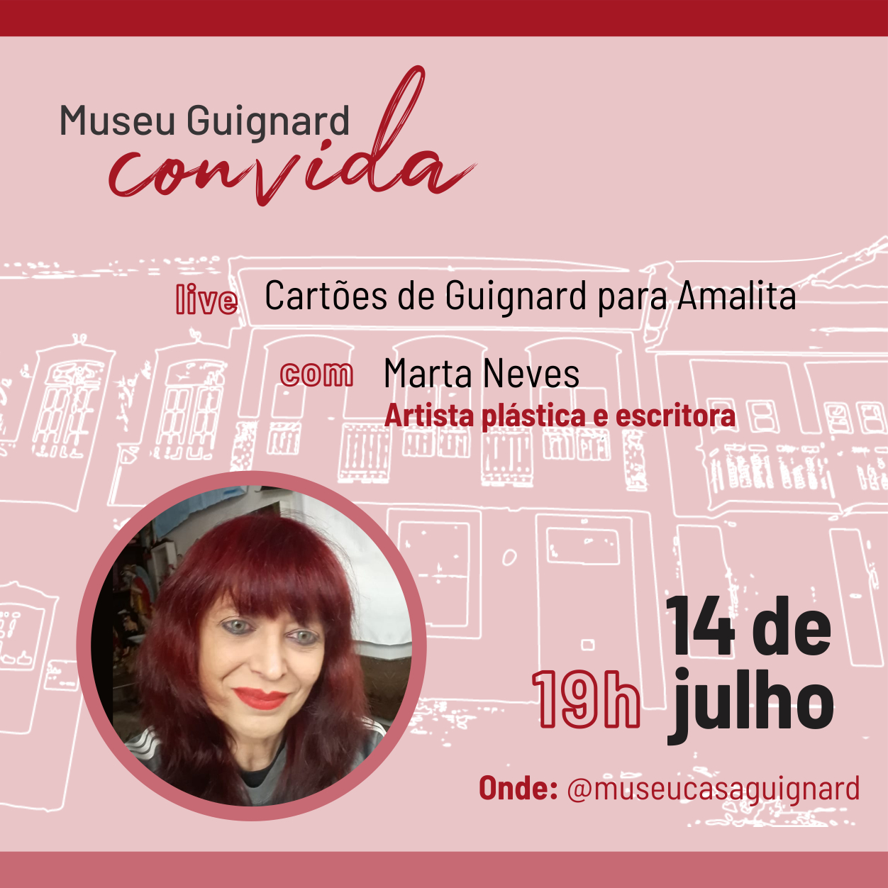 Museu Guignard realiza live com a artista Marta Neves