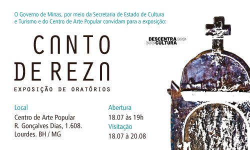 Centro de Arte Popular recebe exposição “Canto de Reza” com oratórios de origem mineira e baiana