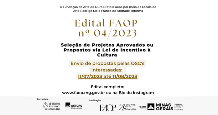 Faop lança edital de chamamento público para celebração de acordo de cooperação com Organizações da Sociedade Civil
