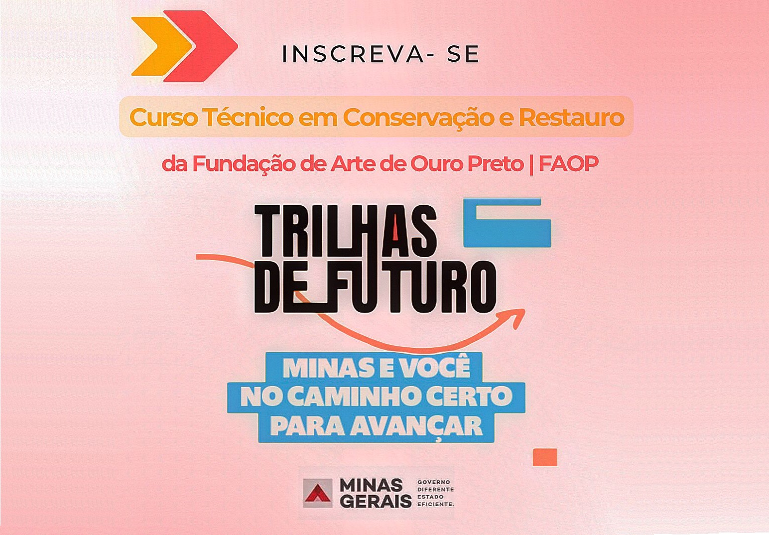 Faop recebe inscrições para curso técnico em Conservação e Restauro pelo Trilhas de Futuro até segunda (23/9)