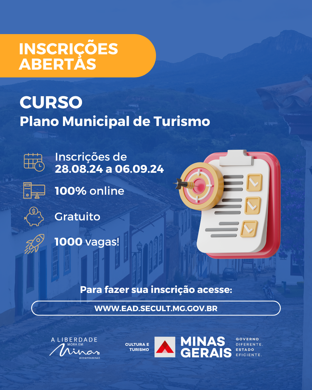 Divulgação Curso Plano Municipal do Turismo