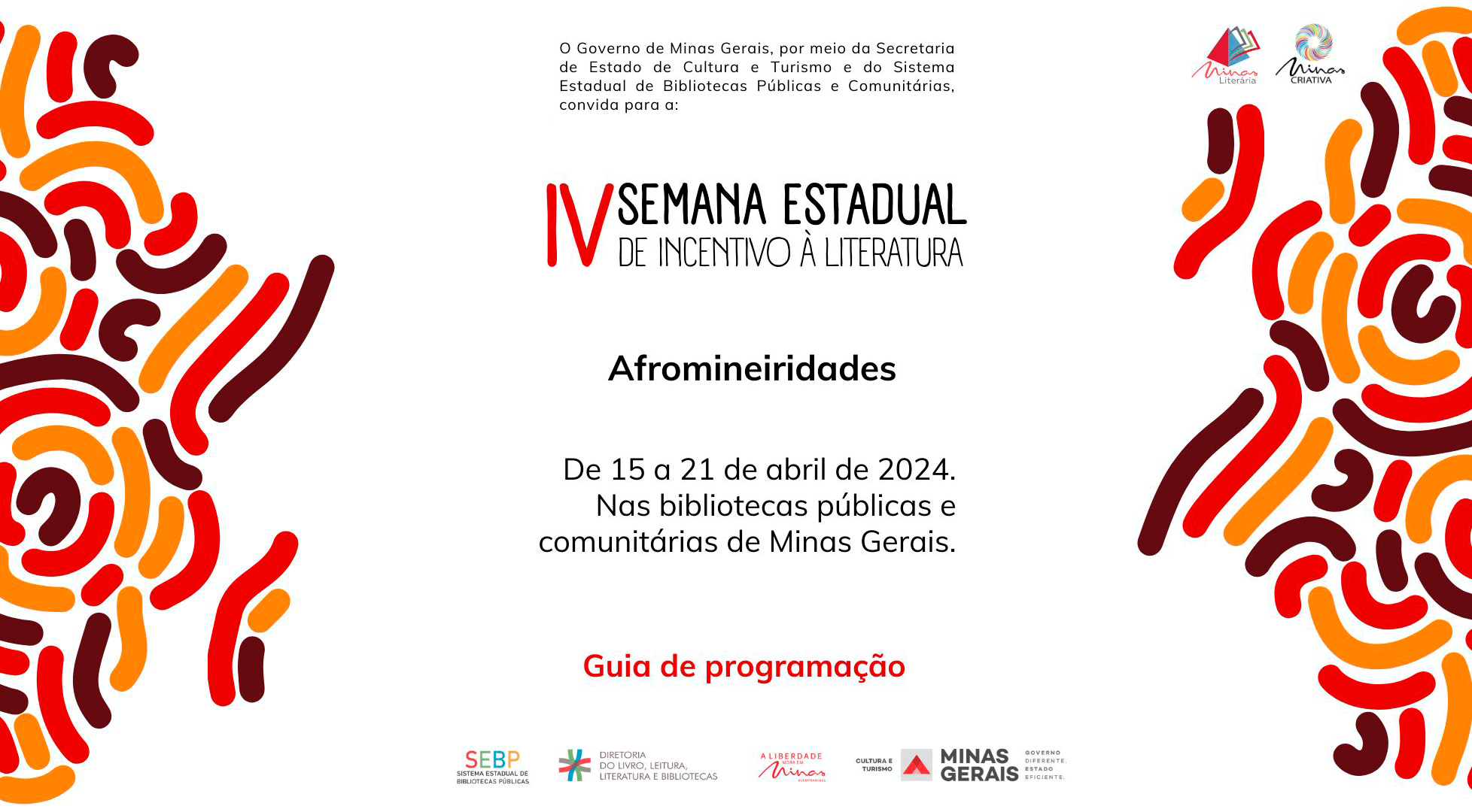 Governo de Minas abre Semana Estadual de Incentivo à Literatura na segunda (15) com tema Afromineiridades