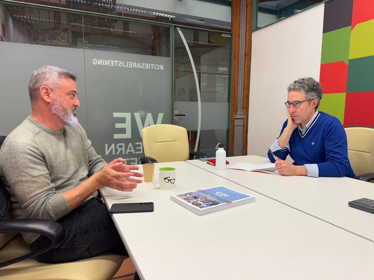 Leônidas de Oliveira e Jordi Pascual Foto Secult MG Divulgação