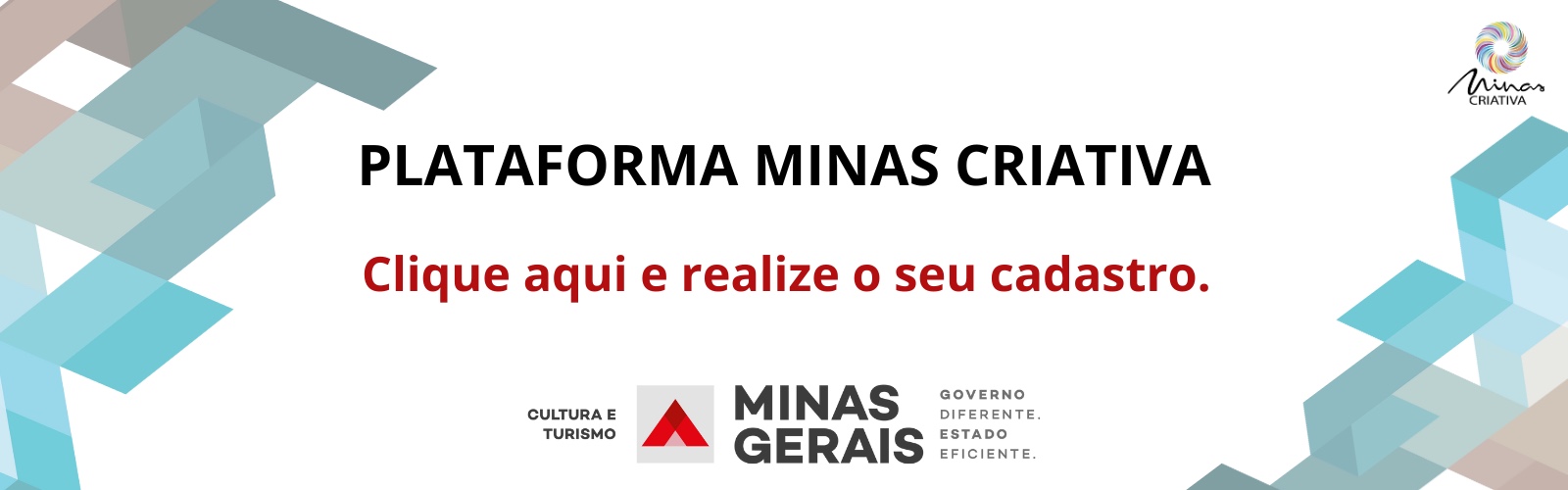 Banner Plataforma Minas Criativa
